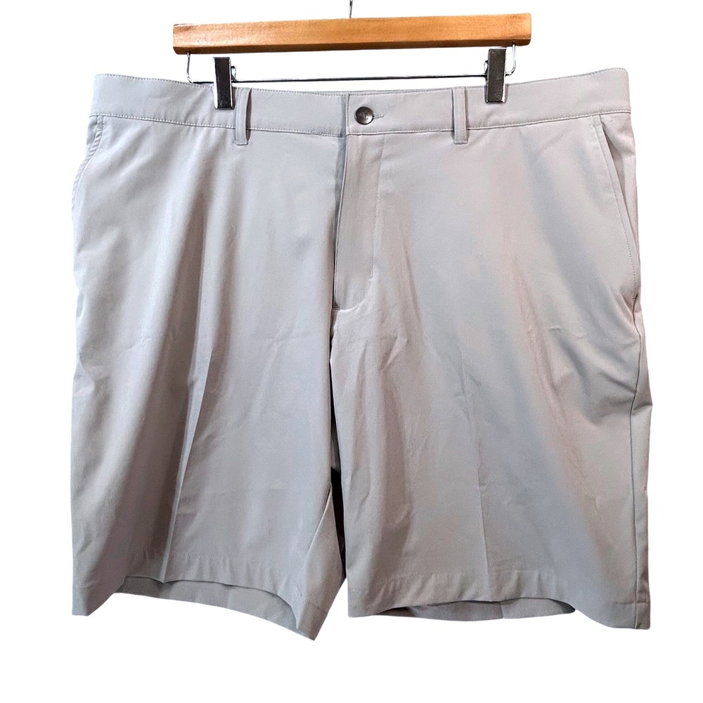 Adidas Mens Woven Golf Shorts Grey 2 ADVR0838 Size 40 8.5 Inch Inseam NWT